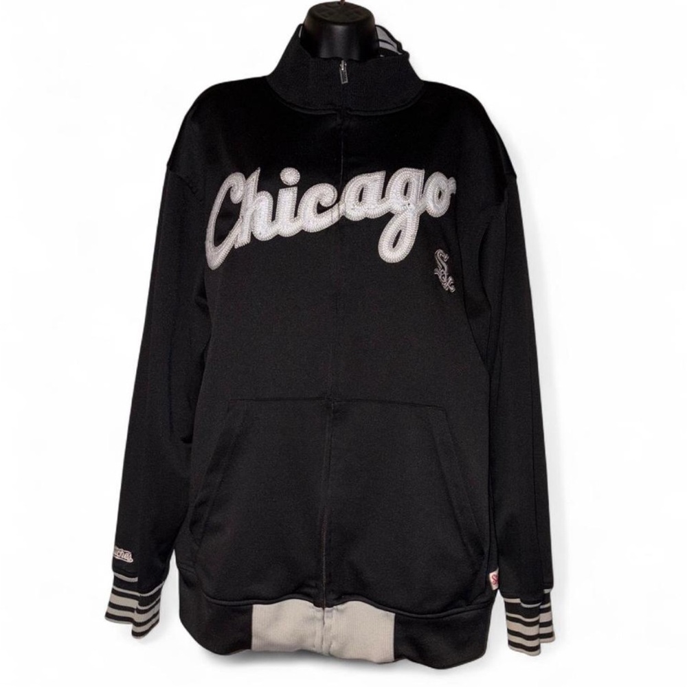 Chicago Black Zip-Up Jacket